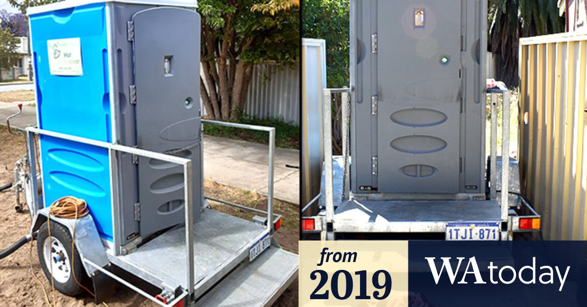 'Portaloo' shower solution in Perth backyard leaves grandmother